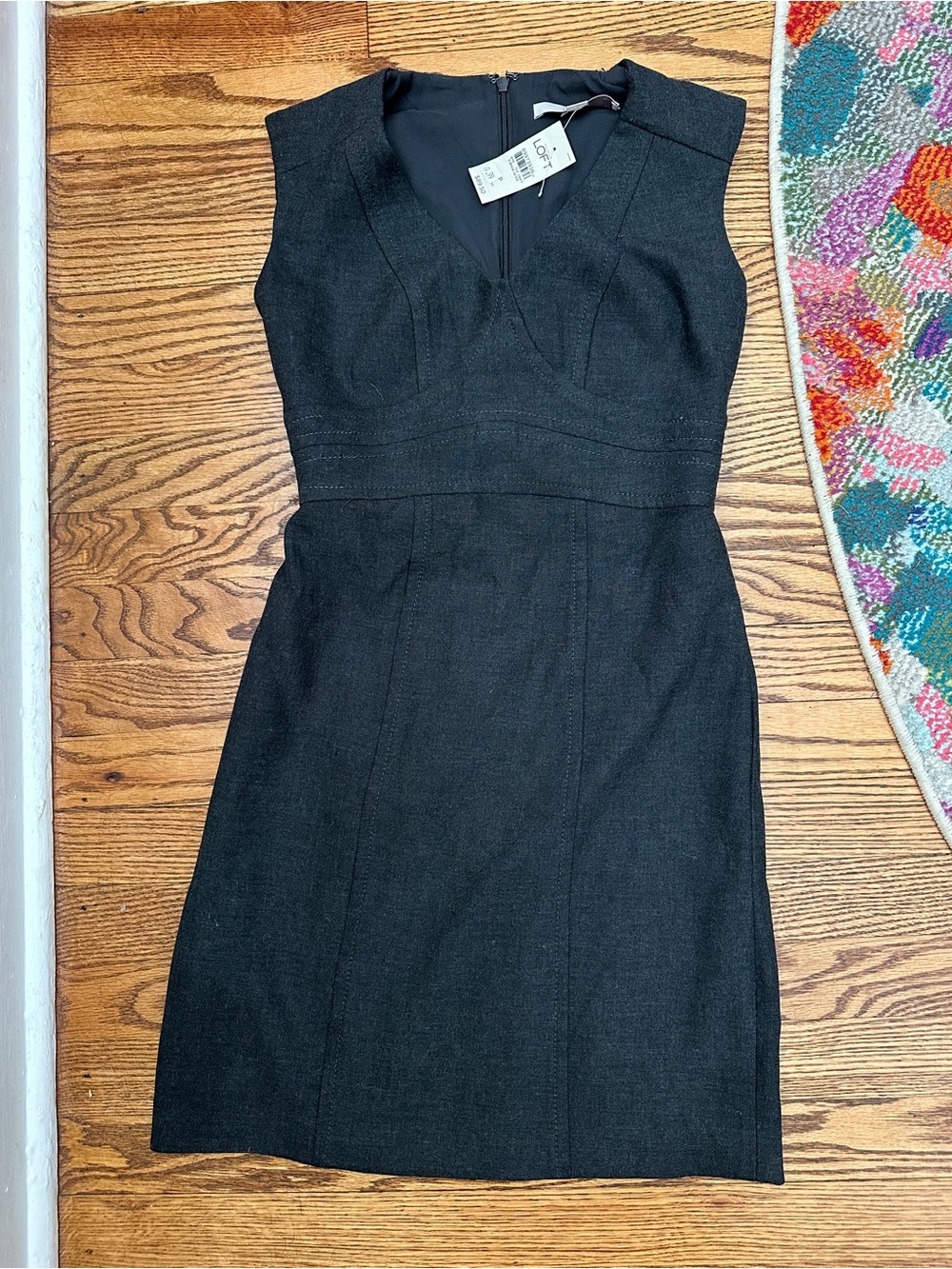 Classic Black Sleeveless Sheath Dress - Loft